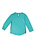 Speechless 100% Polyester Print Blue 3/4 Sleeve Top Size S (kids) - photo 2