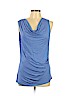 Elie Tahari Blue Sleeveless Top Size L - photo 1