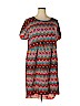 Indulge 100% Polyester Red Casual Dress Size 2X - photo 1