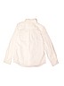 Cat & Jack 100% Cotton White Long Sleeve Button-Down Shirt Size 8 - 10 - photo 2