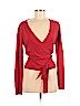 Diane von Furstenberg Red Silk Cardigan Size M - photo 1