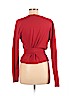 Diane von Furstenberg Red Silk Cardigan Size M - photo 2