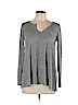 Hollister Gray Long Sleeve Top Size L - photo 1