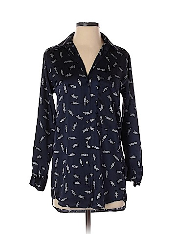 Zara Long Sleeve Button-Down Shirt (view 1)