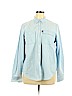 Lauren Jeans Co. 100% Cotton Blue Long Sleeve Button-Down Shirt Size 1X - photo 1