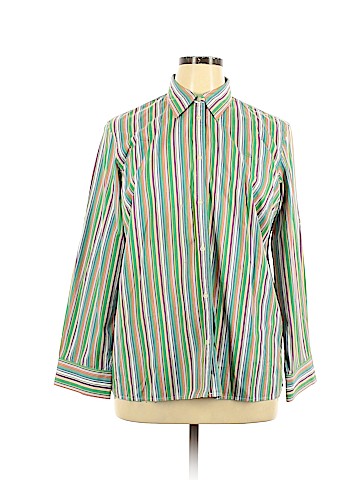 Lauren by Ralph Lauren Long Sleeve Button-Down Shirt (view 1)
