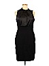 Donna Ricco Black Cocktail Dress Size 14 - photo 1