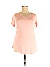 Assorted Brands Pink Short Sleeve Top Size XL - photo 1
