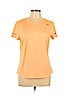 Adidas 100% Polyester Orange Short Sleeve T-Shirt Size L - photo 1