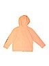 OshKosh B'gosh 100% Cotton Stripes Graphic Orange Zip Up Hoodie Size 5 - photo 2