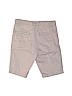 Nautica 100% Cotton Solid Gray Shorts Size 12 - photo 2