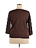Talbots Brown Silk Pullover Sweater Size 3X - photo 2