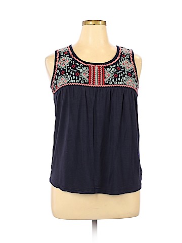 Skies Are Blue Sleeveless Top (view 1)