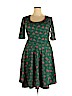 Lularoe Green Casual Dress Size 3X - photo 1