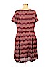 Renee C. Burgundy Casual Dress Size XL - photo 2