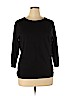 Lands' End 100% Cotton Black Pullover Sweater Size XL - photo 1