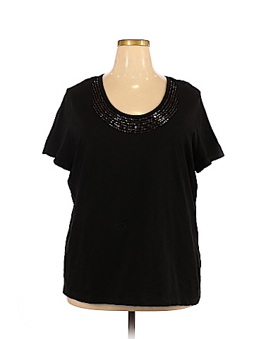 St. John's Bay Short Sleeve Top (view 1)