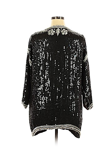 Jewel Queen Silk Cardigan (view 2)