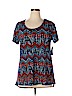 Lularoe Blue Short Sleeve T-Shirt Size XL - photo 1