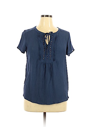 Liz Claiborne Short Sleeve Blouse (view 1)