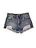 BP. 100% Cotton Blue Denim Shorts Size 28 waist - photo 1
