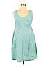 Cherry Velvet 100% Cotton Blue Casual Dress Size XL - photo 1