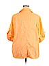 Avenue 100% Cotton Orange Short Sleeve Blouse Size 28 - photo 2