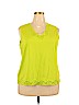 Coldwater Creek 100% Cotton Green Sleeveless Top Size 2X - photo 1