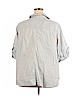 Avenue 100% Cotton Gray Short Sleeve Blouse Size 28 - photo 2
