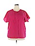 TR Bentley 100% Polyester Pink Short Sleeve Blouse Size 20 - photo 1