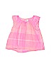 OshKosh B'gosh 100% Polyester Pink Short Sleeve Blouse Size 4T - photo 1