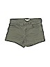 H&M 100% Cotton Green Denim Shorts Size 2 - photo 1