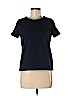 Harvey Faircloth Blue Short Sleeve Top Size 6 - photo 1