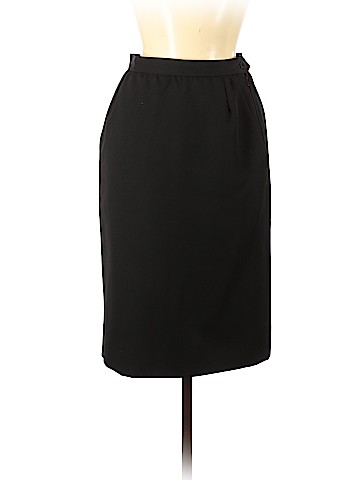 Yves Saint Laurent Rive Gauche Wool Skirt (view 1)