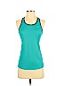 Nike 100% Polyester Teal Active Tank Size S - photo 1