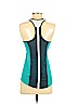 Nike 100% Polyester Teal Active Tank Size S - photo 2