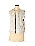 LeyenDecker 100% Polyester Ivory Faux Fur Jacket Size 4 - photo 1
