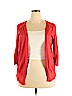 Lane Bryant 100% Cotton Red Cardigan Size 18 - 20 Plus - photo 1