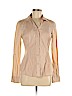 Victoria's Secret Tan Long Sleeve Button-Down Shirt Size M - photo 1