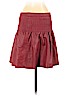 Leifsdottir 100% Leather Burgundy Leather Skirt Size 6 - photo 2