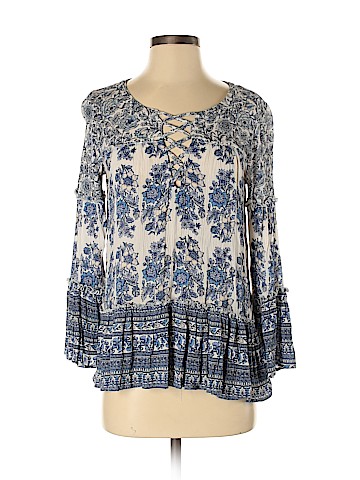 American Eagle Outfitters Long Sleeve Blouse (view 1)