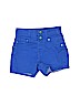 Justice Blue Denim Shorts Size 12 - photo 1