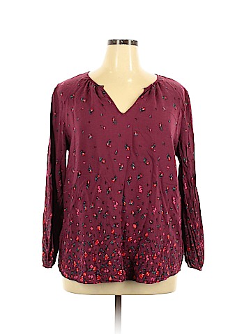 Old Navy Plus 3/4 Sleeve Blouse (view 1)