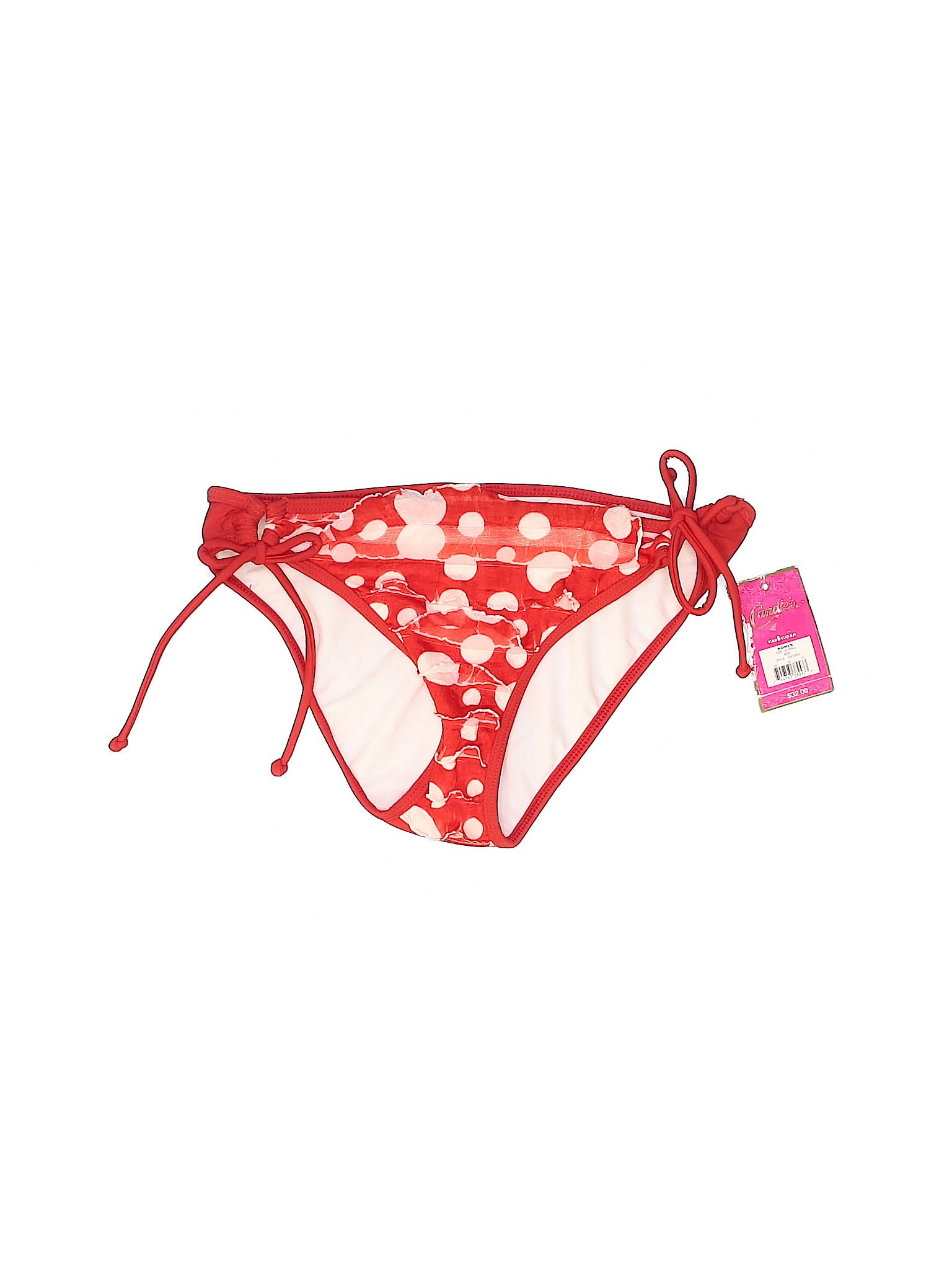 red swimsuit bottoms