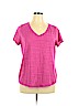 Sonoma Goods for Life Pink Short Sleeve T-Shirt Size XL - photo 1