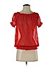 Forever 21 100% Polyester Red Short Sleeve Blouse Size S - photo 1