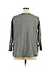 Purejill 100% Cotton Gray Long Sleeve Top Size XL - photo 2