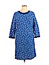 Lands' End Blue Casual Dress Size 16 - photo 1