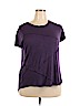 Simply Vera Vera Wang Purple Short Sleeve T-Shirt Size XXL - photo 1