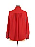 H&M 100% Polyester Red Long Sleeve Blouse Size 14 - photo 2